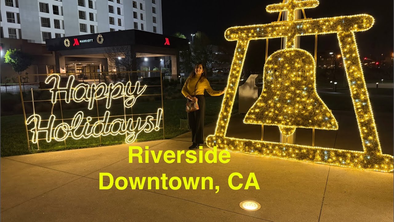  Christmas lighting  Riverside Downtown 