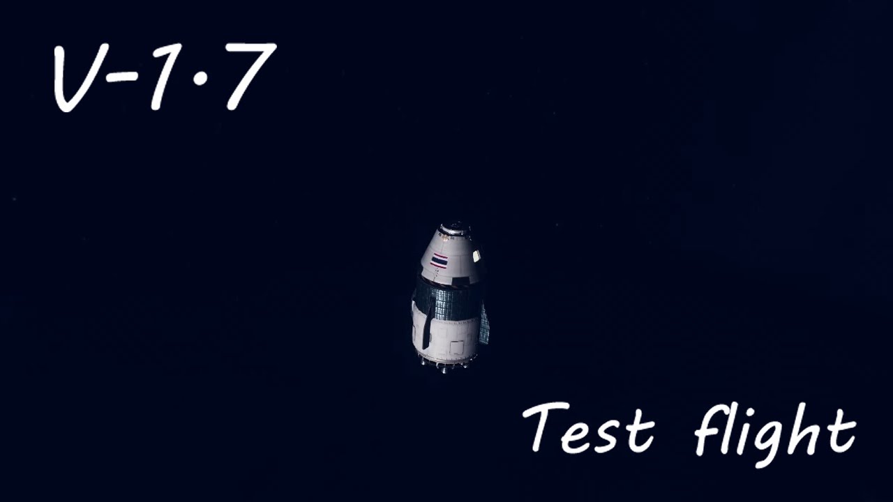 Vihok 1.7 crew test flight | Kerbal space program