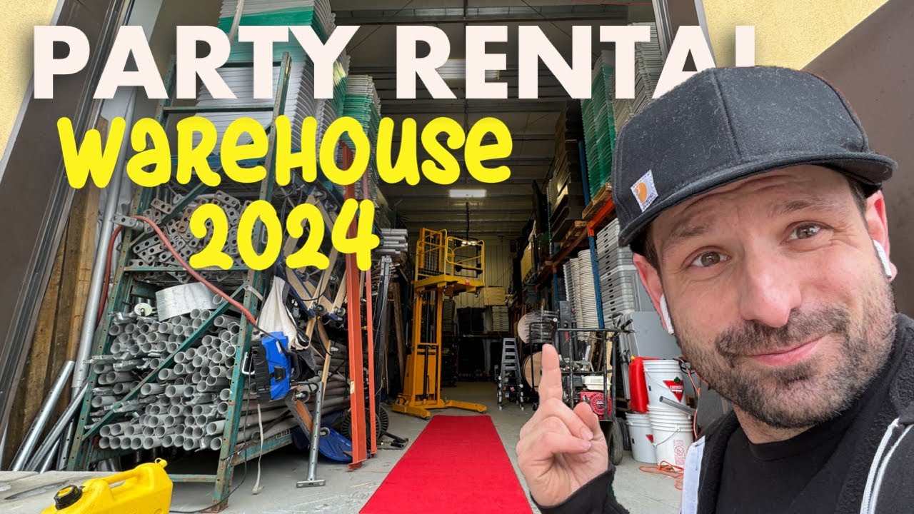 Party Rental Business Warehouse Tour & Organization Secrets Unveiled!