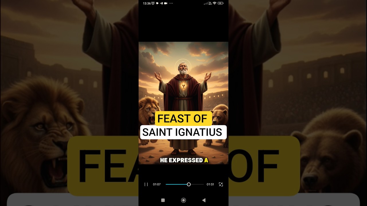 Reflection on the feast day of St.Ignatius 🙏#fybシviral #dailyreflection #saint #catholic #stignatius