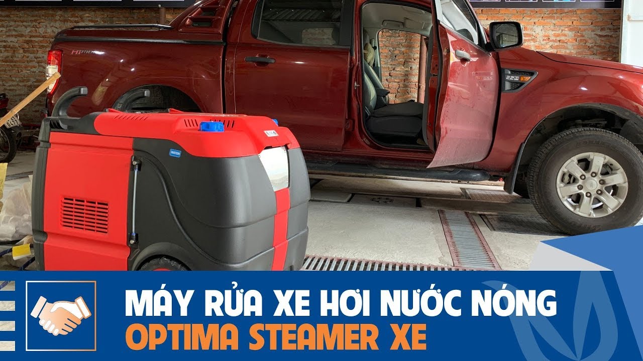 Máy rửa hơi nước nóng Optima Steamer XE tại Duy Thành Auto Detailing - Đông Anh, Hà Nội