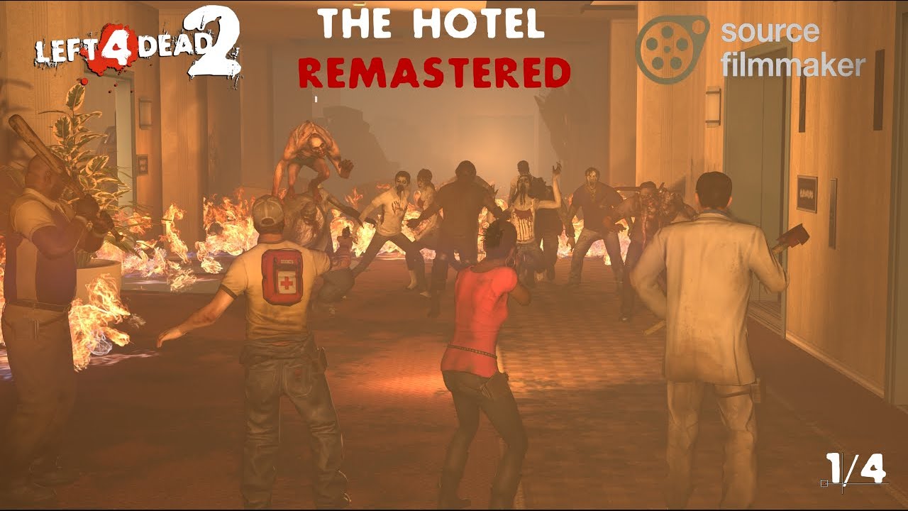 L4D2 - DEAD CENTER #1 - Hotel Reanimated [SFM] -2025