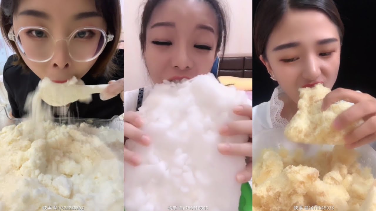 ICE BITES ONLY SHAVED ICE AND FREEZER FROST BITES | SOFT & FROSTY ICE EATING ASMR #3