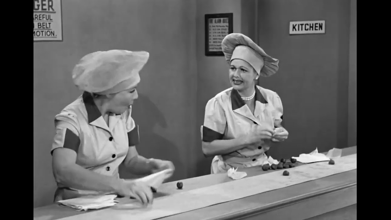 Lucy and Ethel eat to much