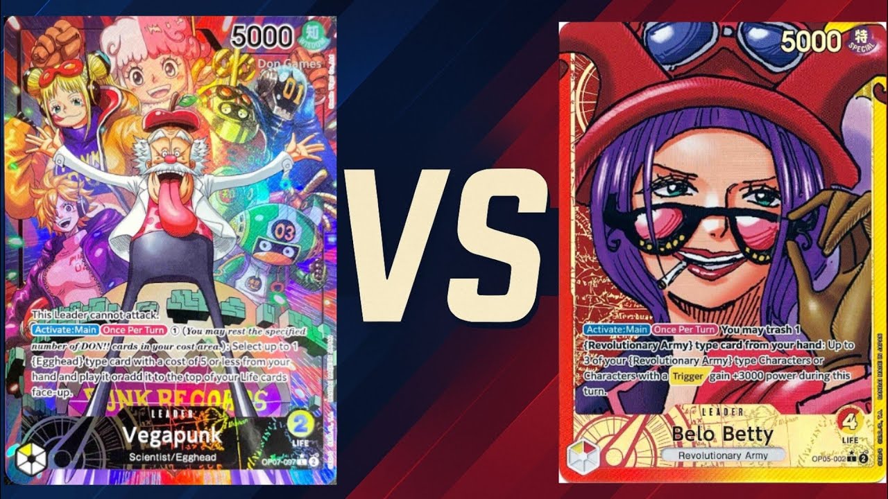 OP12 LOCALS MATCH | Vegapunk VS Bello Betty