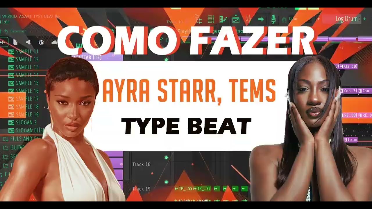 Como fazer Ayra Starr, Tems Type Beat.