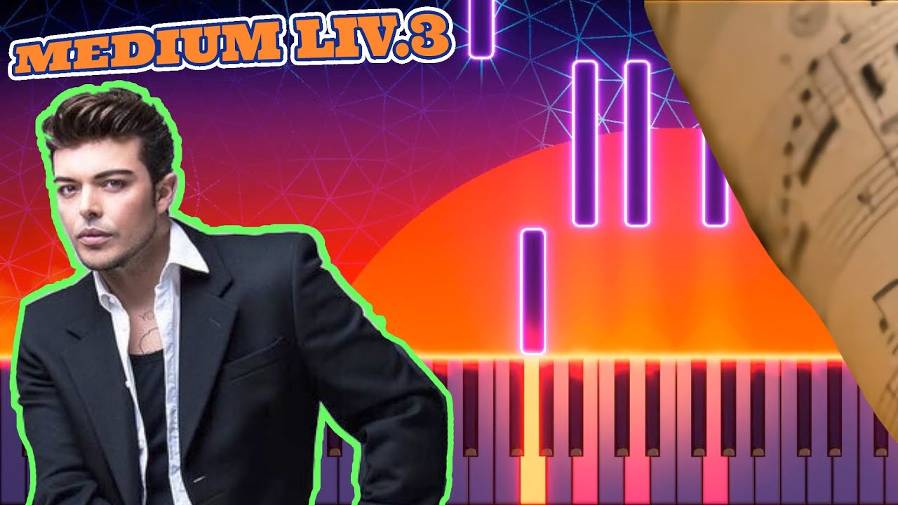 ITALO DISCO PIANO TUTORIAL + SPARTITO GRATIS THE KOLORS PIANO COVER