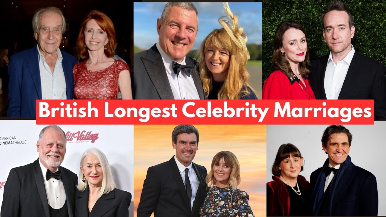 30 British Longest Celebrity Marriages - 15 YEAR PLUS!