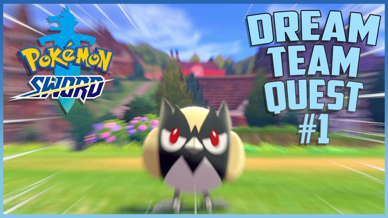 LIVE Shiny Rookidee after 2057 Encounters! Pokemon Sword Dream Team Quest #1