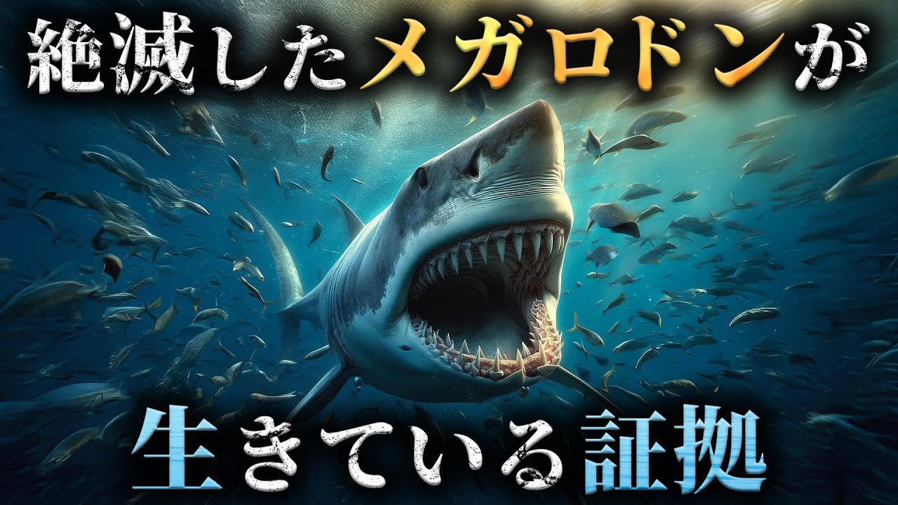 【実在】歴史上最大のサメ「メガロドン」が今も生きている証拠9選がヤバすぎた...。【 海 巨大生物 生物学 振り返り 】