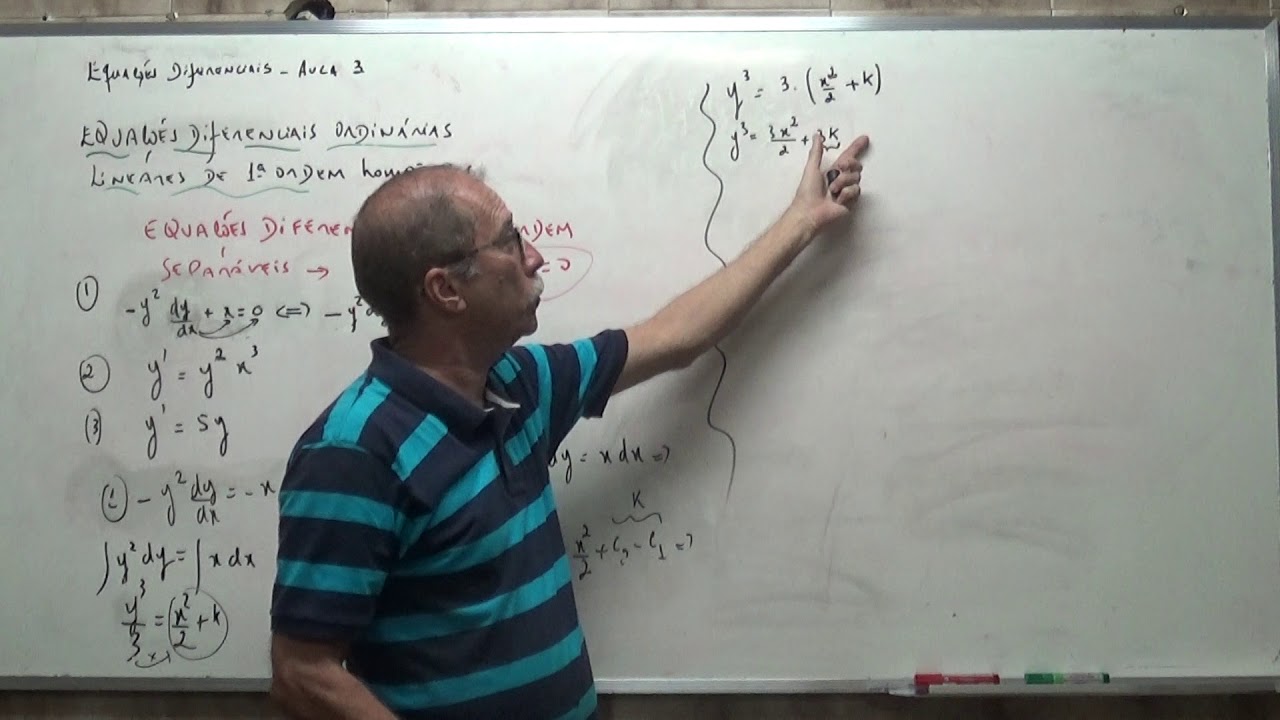 EQUAÇÕES DIFERENCIAIS - AULA 3