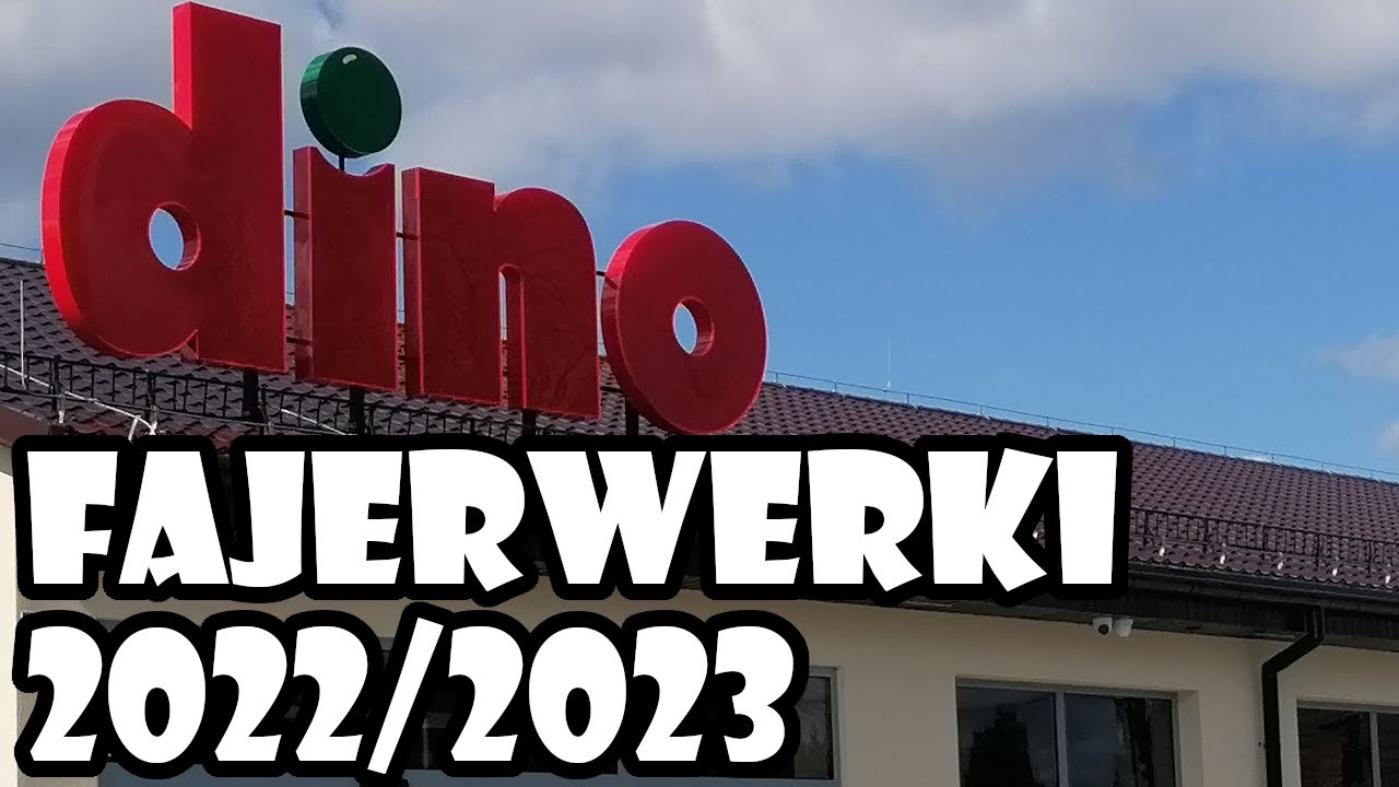 💥 Wszystkie Wyrzutnie/Fajerwerki z Marketu Dino | Sylwester 2022/2023