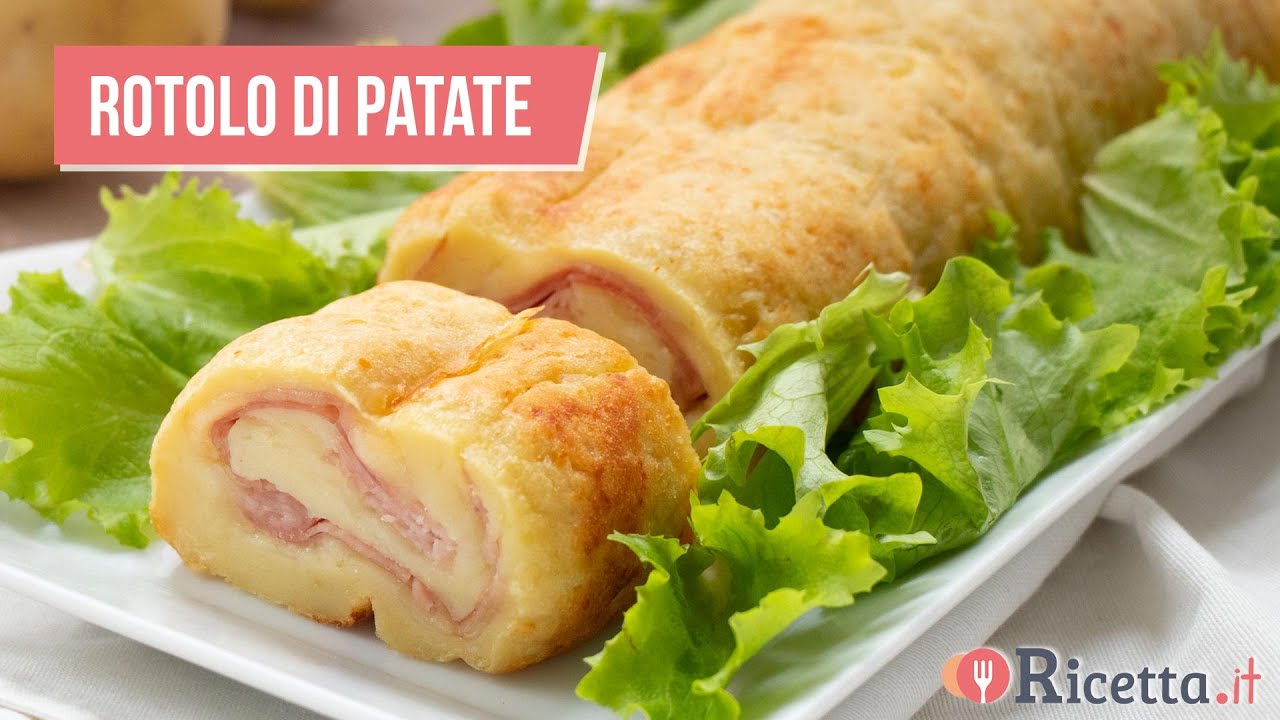 ROTOLO DI PATATE (CON PROSCIUTTO E FORMAGGIO) - Ricetta.it