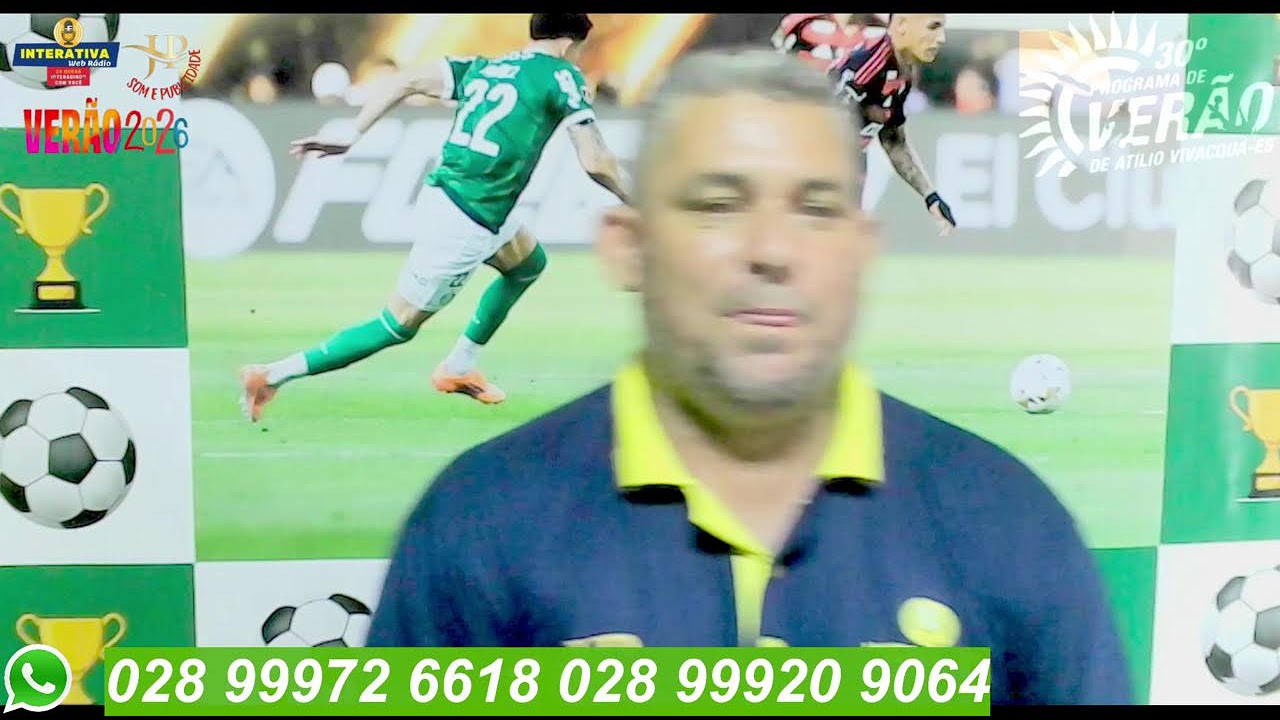 PROGRAMA INTERATIVA ESPORTE  DAS 12 AS 13 HORAS APRESENTAÇÃO MARCIO MENDONÇA