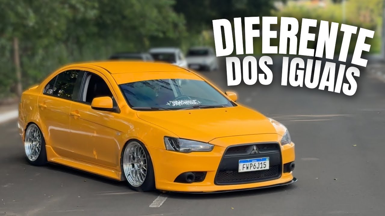 CANSOU DO KIT EVO E MONTOU O BÁSICO BEM FEITO NO LANCER ⚡️