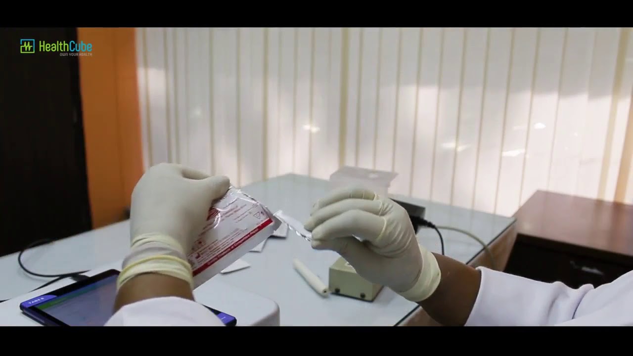 How to do Dengue test with HealthCube