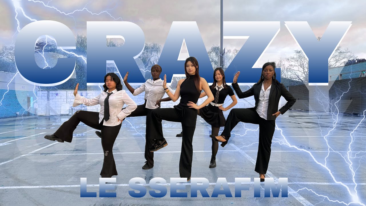 [KPOP IN PUBLIC UK] LE SSERAFIM - CRAZY Dance Cover 댄스 커버 by UoB KCover
