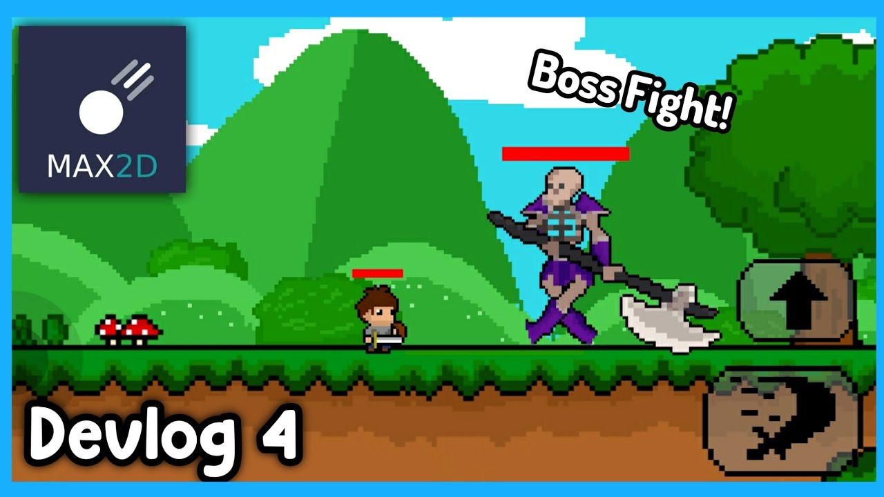 Making a Boss Fight! - 1 week of Game Development in Max2d! (Devlog 4)