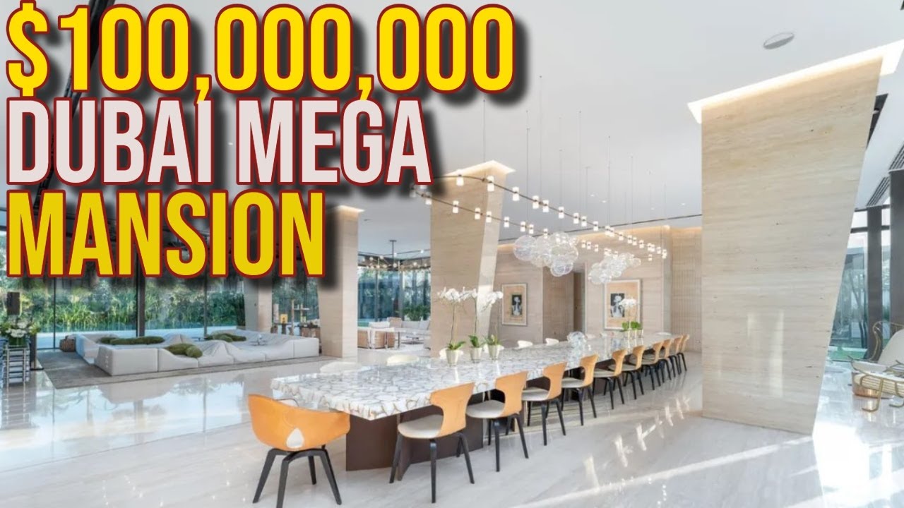 Dubai $100,000,000 Mega Mansion with SASS!