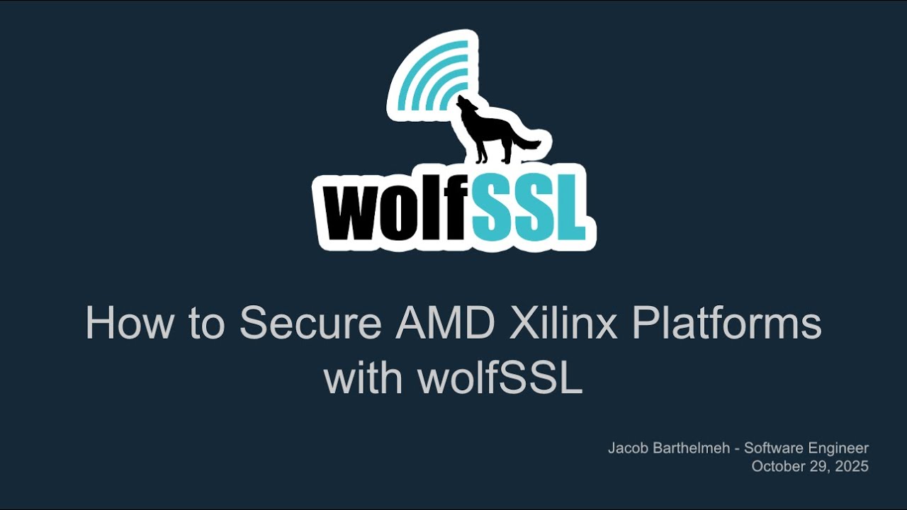 How to Secure AMD Xilinx Platforms with wolfSSL
