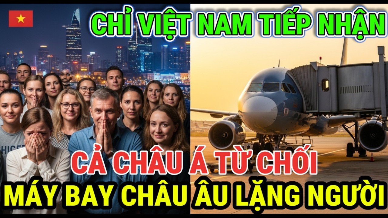 “Chỉ Hà Nội chấp nhận chúng tôi: Máy bay châu Âu bị từ chối khắp châu Á, làm cả khoang lặng người”