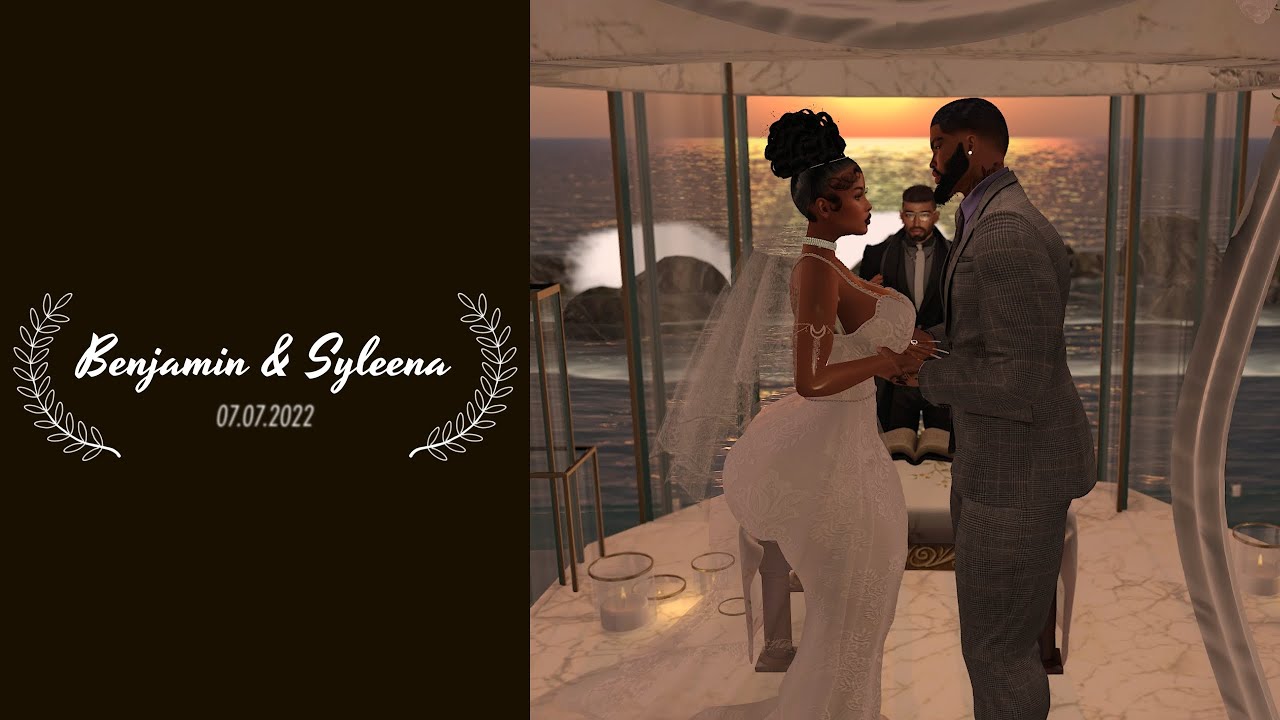 The Wedding of Benjamin & Syleena in Second Life