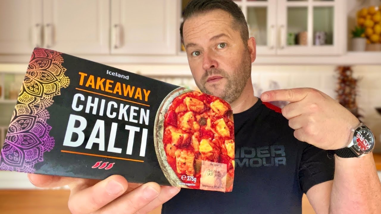 Can a ICELAND TAKEAWAY CHICKEN BALTI Really Be This Good? Food Review!!