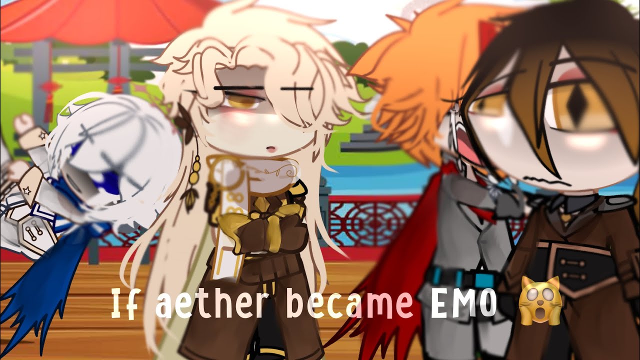 If aether became EMO(bad mood)😲😲😨 [] lazy [] xiaoaether [] slight blood