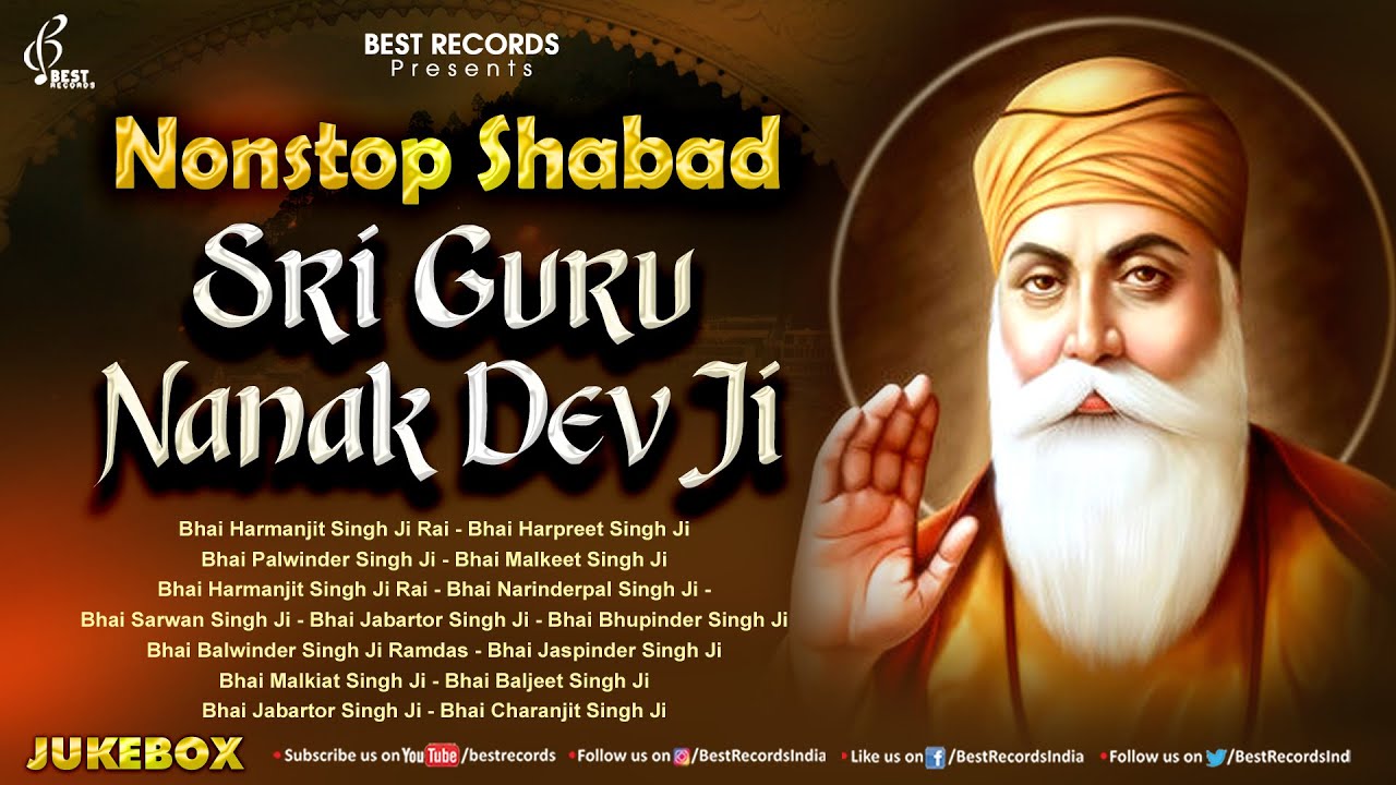 Sri Guru Nanak Dev Ji Shabad (Nonstop Shabad Jukebox) - New Shabad Gurbani Kirtan - Best Records