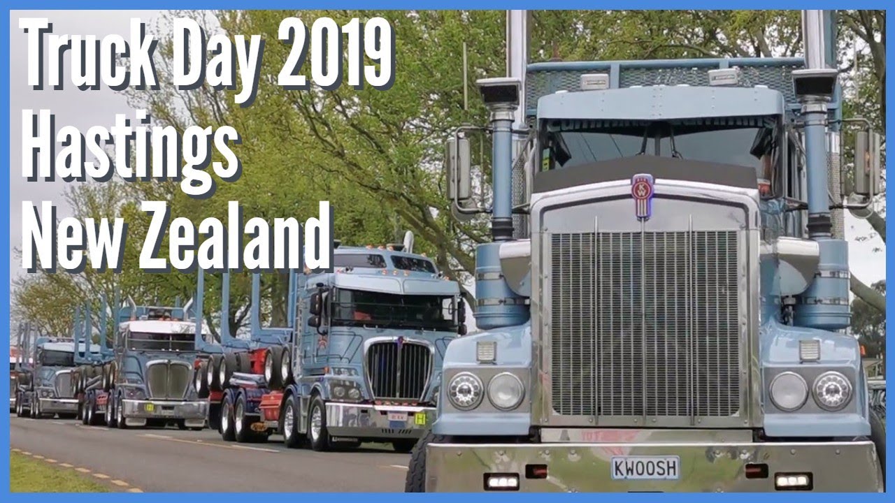 213 Truck Convoy! Mitre 10 Mega Ride in a Truck Day Hastings 2019
