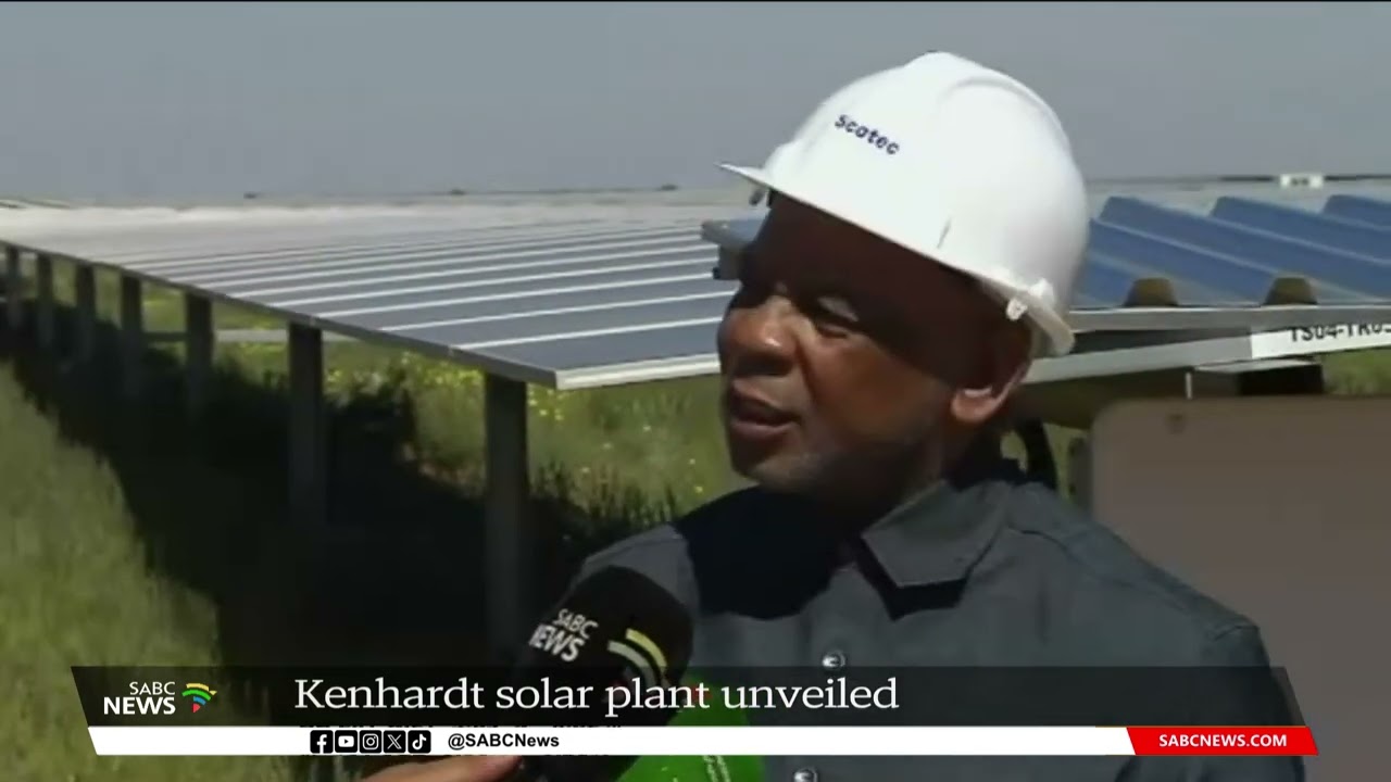 One of the biggest solar plants unveiled in Kenhardt, Northern Cape