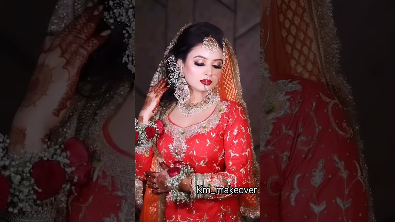 Rangrez. the Desi bridal makeup artist FT km_makeover. the indian wedding modal shoot. 