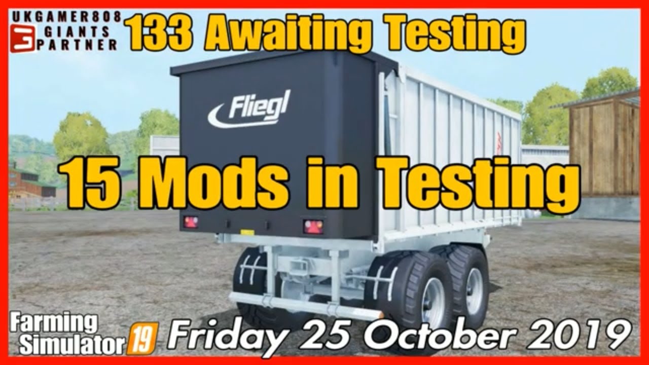 Mods in Testing list fs19 Mods Giants Mods in testing mod hub update #fs19modsreview