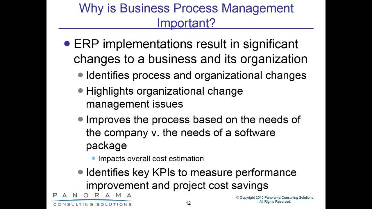 The Importance of Business Process Reengineering