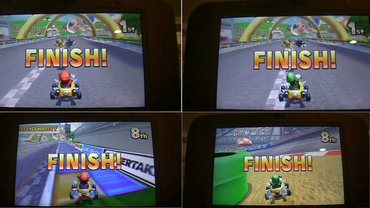 Mario Kart 7 All Winning and Losing Animations