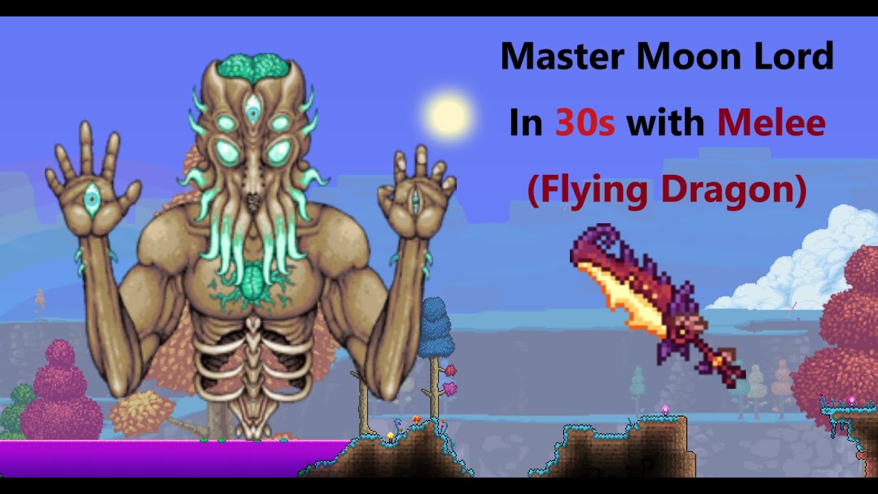 Master Mode Moon Lord in 30s (Pre-ML Melee/Minion)