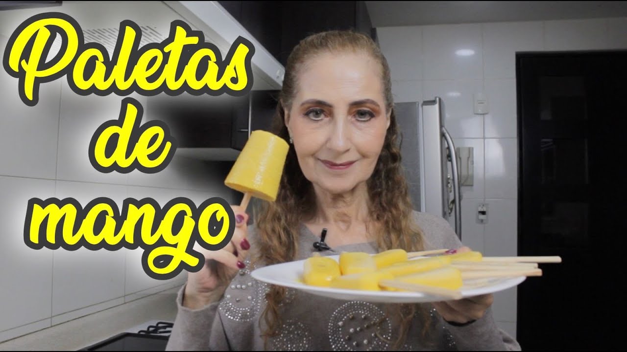 PALETAS DE MANGO EN SOLO 3 PASOS - MARINA COCINA