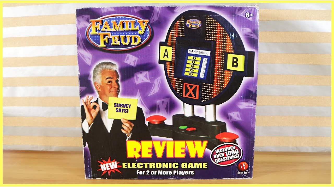 Family Feud Electronic Game Review! | Board Game Night