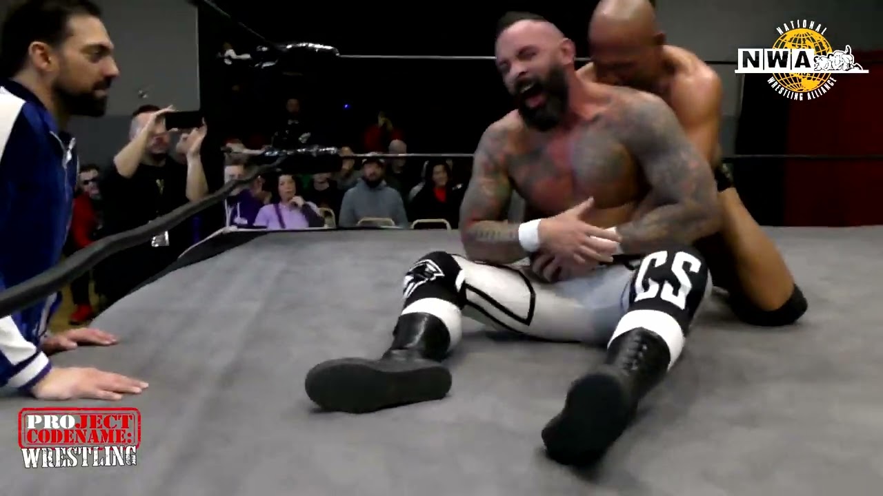 Greek God Papadon w Aron Stevens vs Chris Steeler NWA on Tour