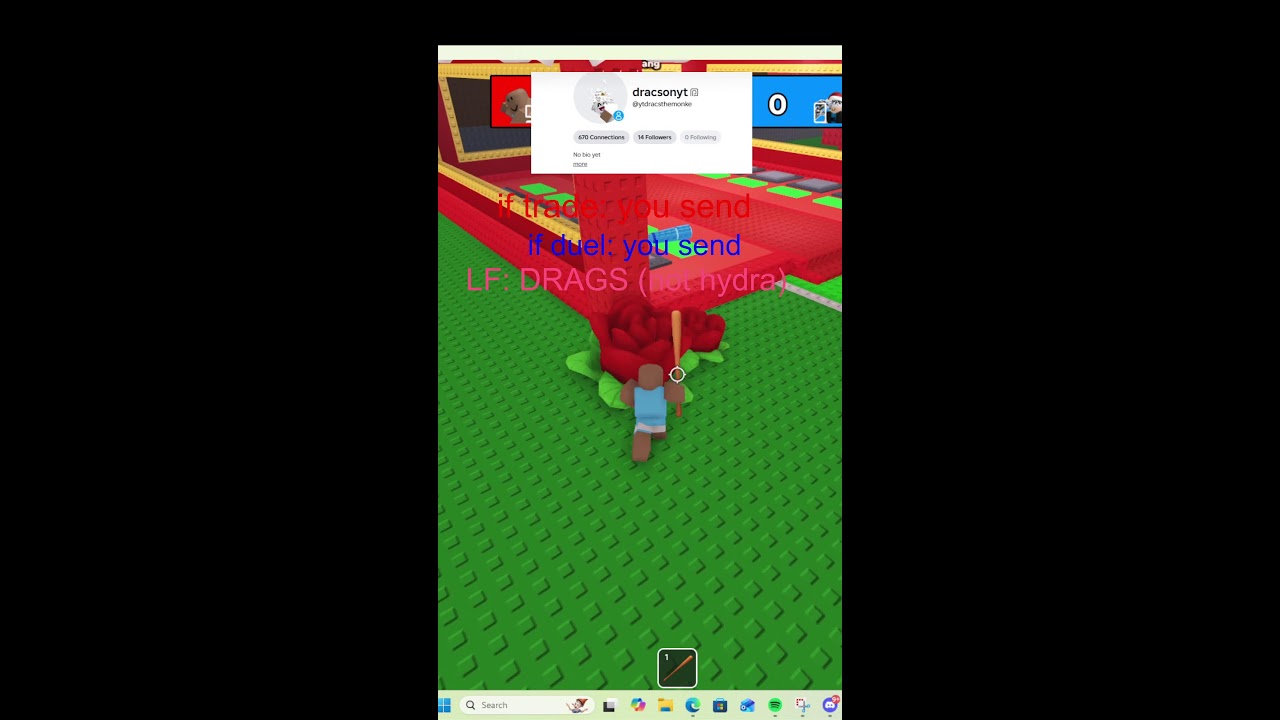 trading and pvping in sab