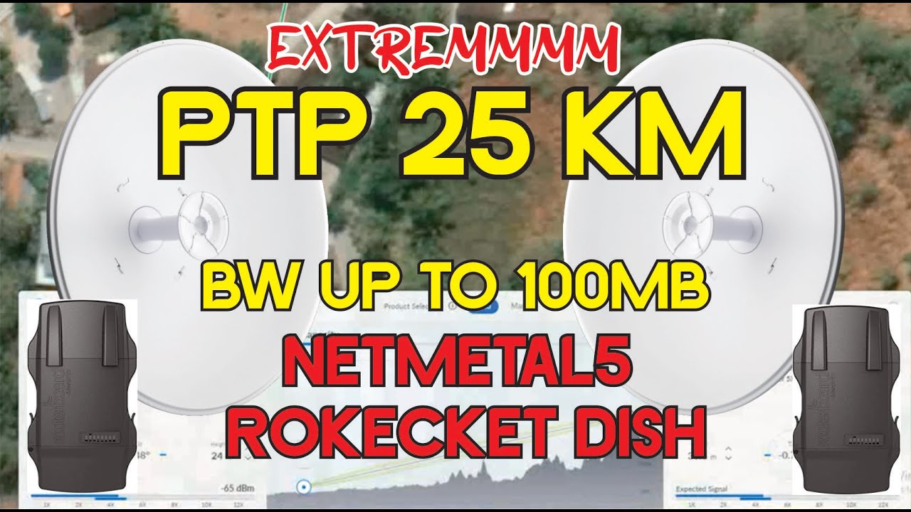 REVIEW  ROCKET DISH NETMETAL 5HPacD JARAK 26 KM  (PTP)