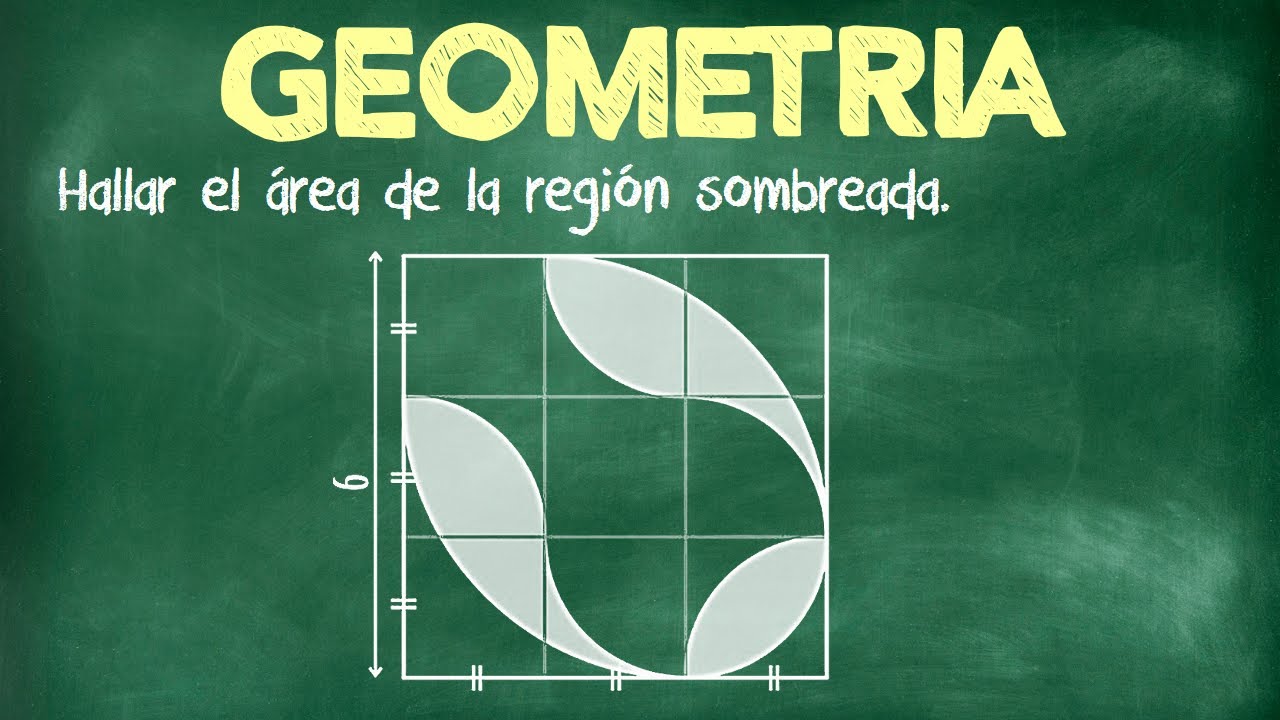GEOMETRÍA 18 | Áreas sombreadas ejercicio resuelto