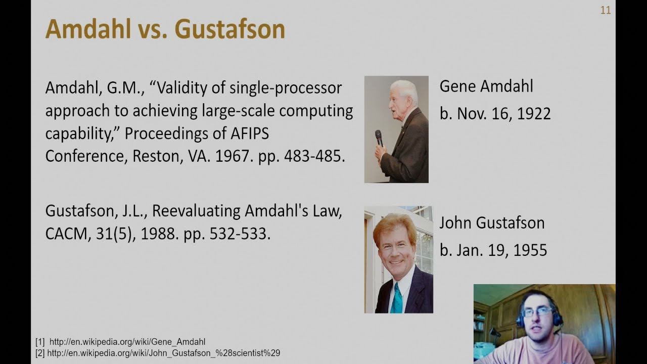 Computer Architecture Performance: Part 2: Amdahl's Law and Gustafson's Law