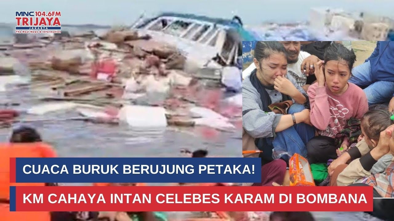 Detik-Detik KM Cahaya Intan Celebes Tenggelam Dihantam Gelombang Tinggi! I Trijaya Update