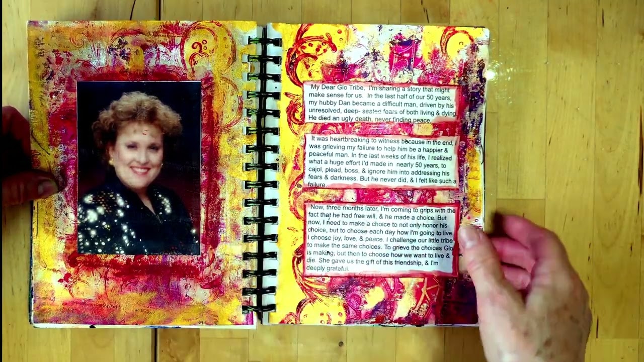 A Widow's Peak: My Art Journal for Transforming Grief