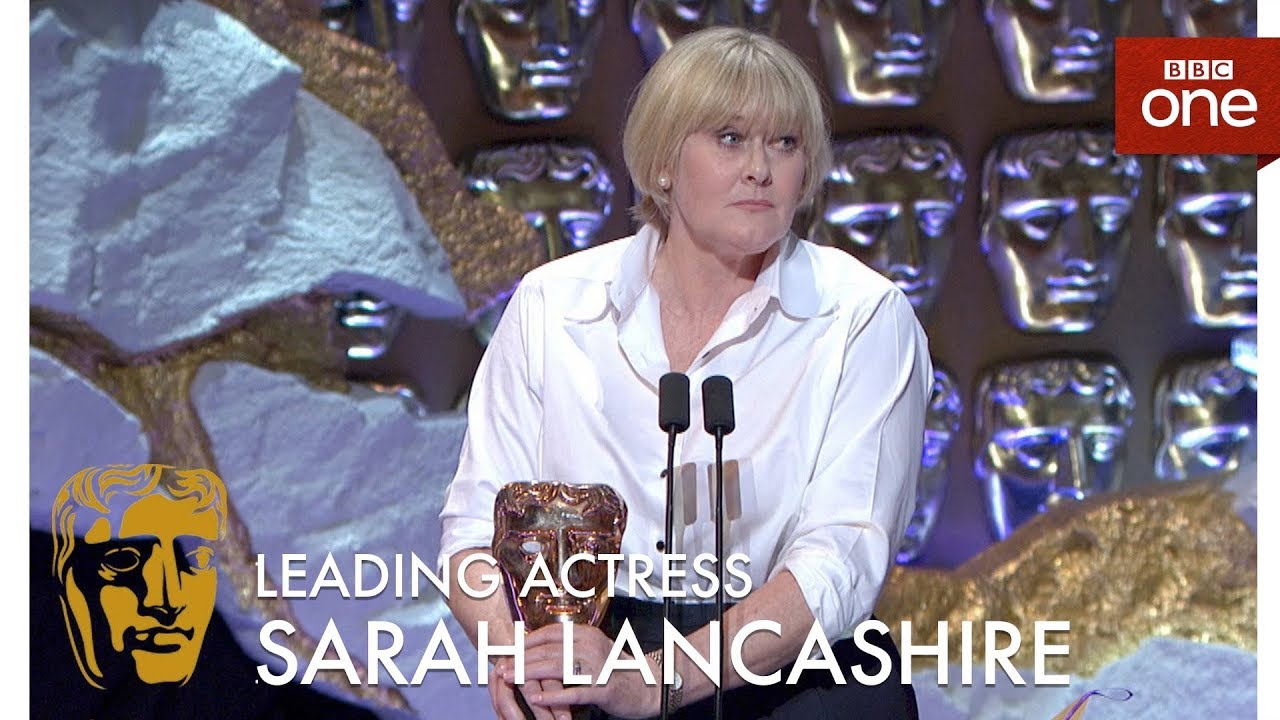 Sarah Lancashire wins the Best Leading Actress BAFTA - The British Academy Television Awards 2017