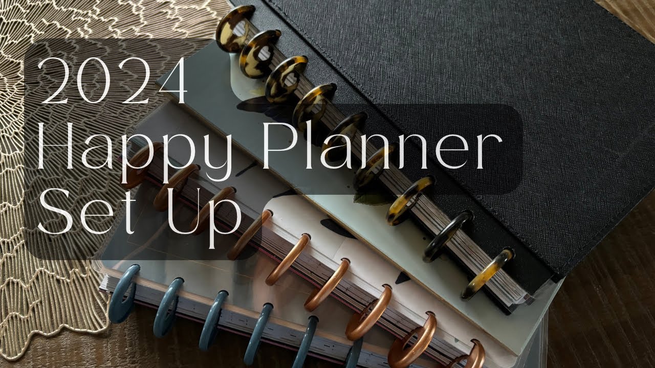Классический планировщик Happy Planner для дома | Настройка планировщика на 2024 год
