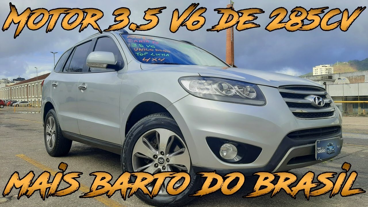 Hyundai Santa Fé 3.5 V6 AWD 2012 ( O SUV MAIS FORTE , CONFORTÁVEL E BARATO DO BRASIL )