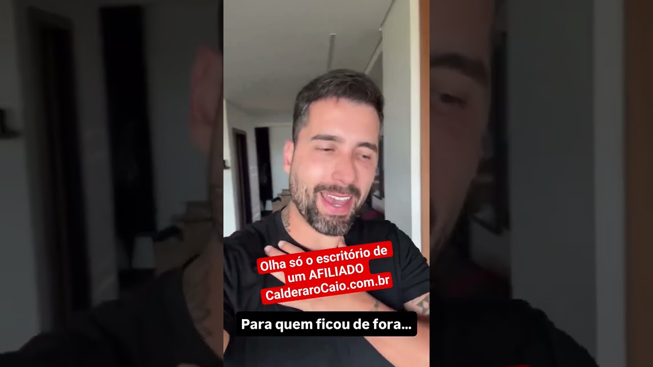 o escrit&oacute;rio de um AFILIADO Caio Calderaro filtripack