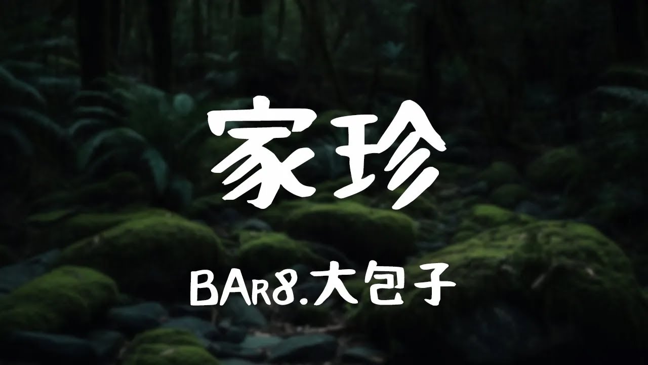 BAr8.大包子 -《家珍》｜半月以來大夥幹勁十足，我們果真是祖國的未來【動態歌詞Lyrics】